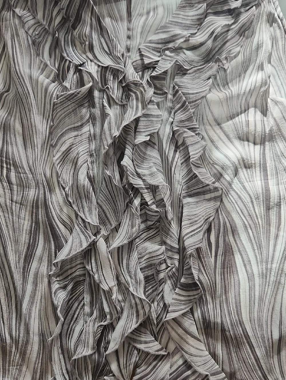 Silk Ruffle Blouse - Picture 8 of 10